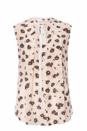 Floral motif tank top, zdjęcie 1 Floral motif tank top od Marni